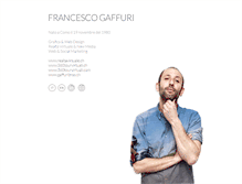 Tablet Screenshot of francescogaffuri.com